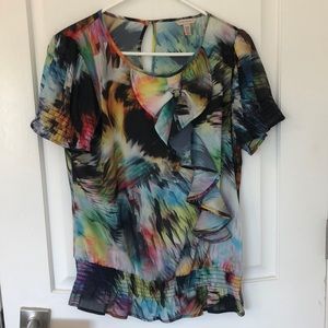 Ted Baker multicolour T-shirt blouse size M